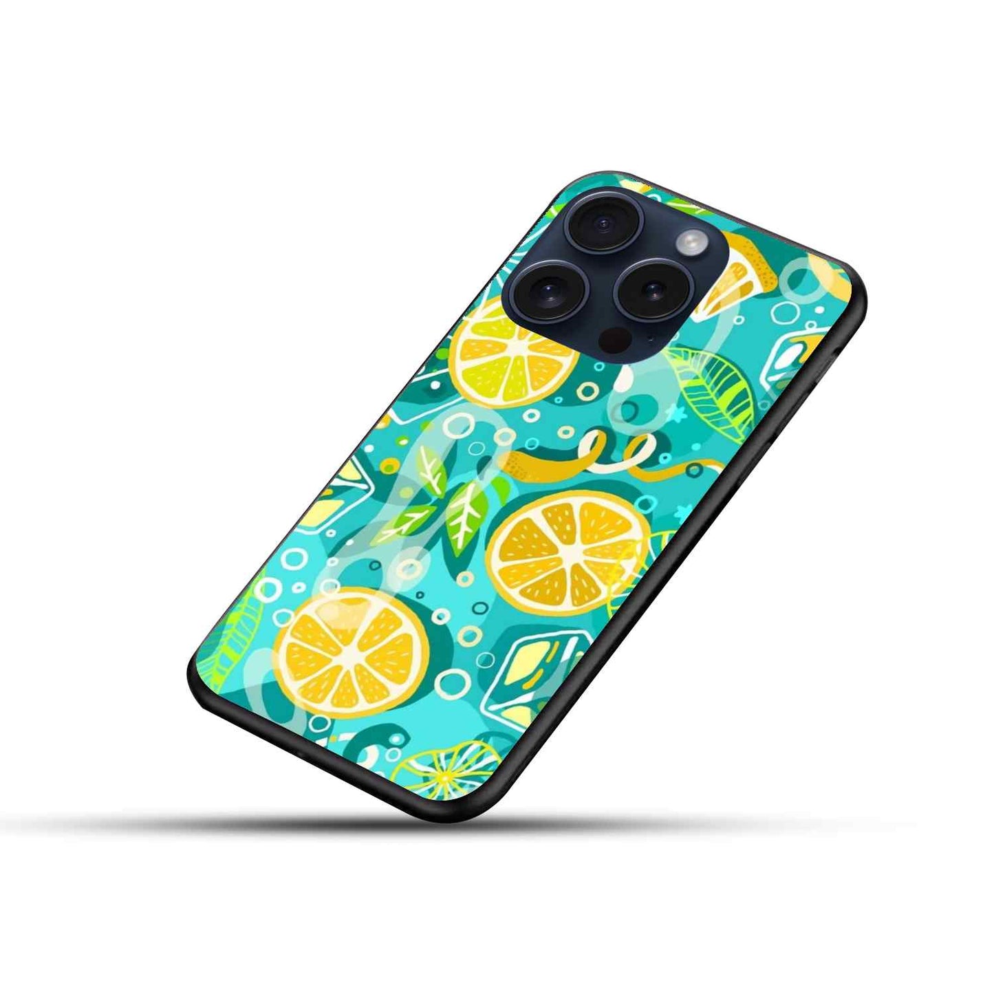 Lemon Glossy Glass Cover