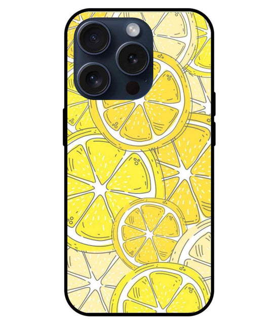 Lemon Glossy Glass Cover