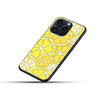 Lemon Glossy Glass Cover