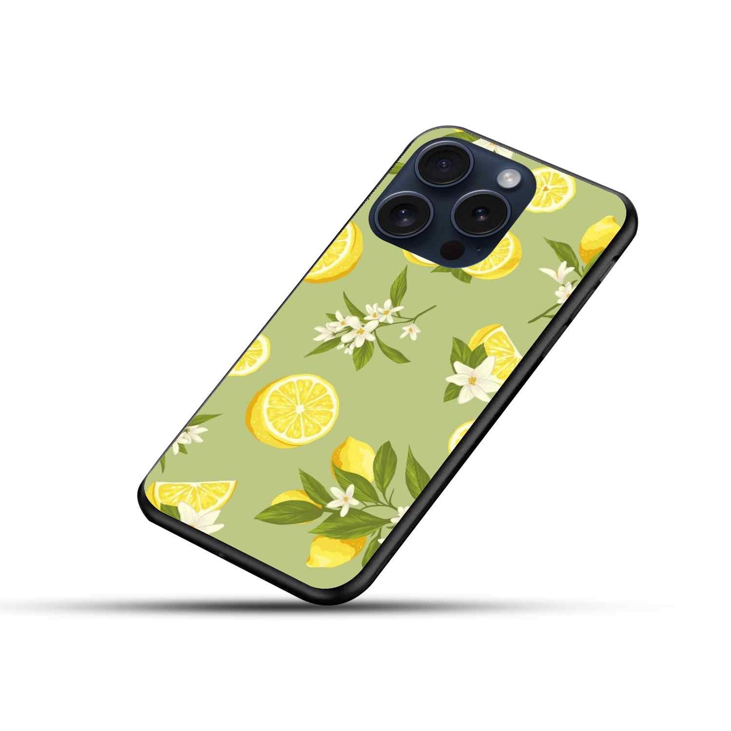 Lemon Glossy Glass Cover