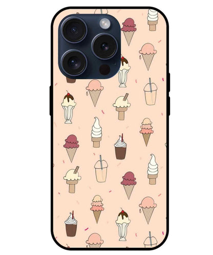 ICE CREAM Glossy Glass Cover