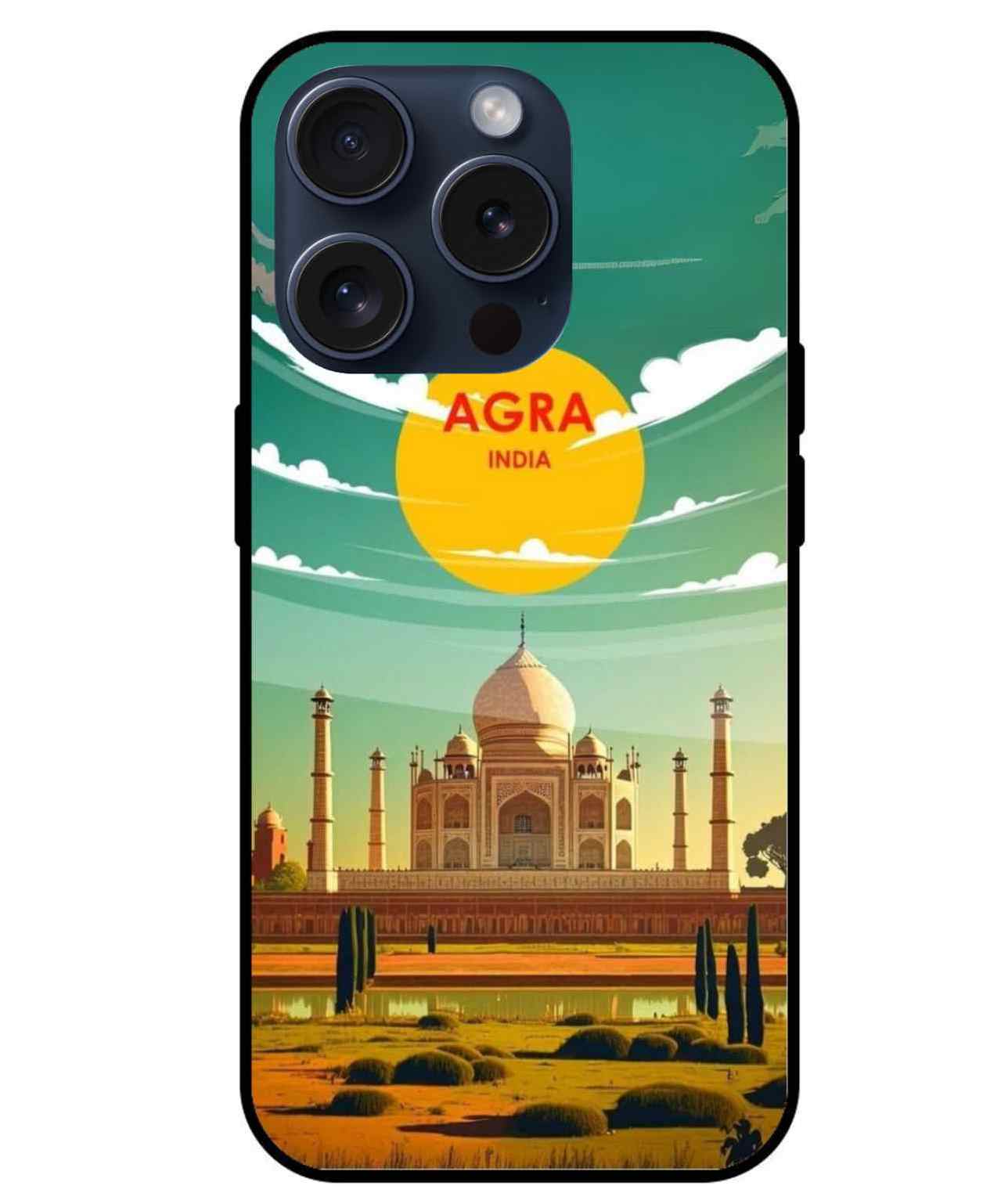 TAJMAHAL Glossy Glass Cover