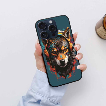 Animal Glossy Glass Back Cover