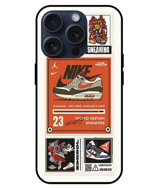 Sneakers Glossy Glass Back Cover