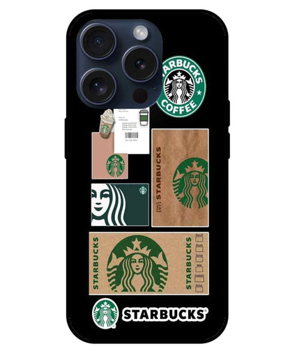 Starbucks Glossy Glass Back Cover