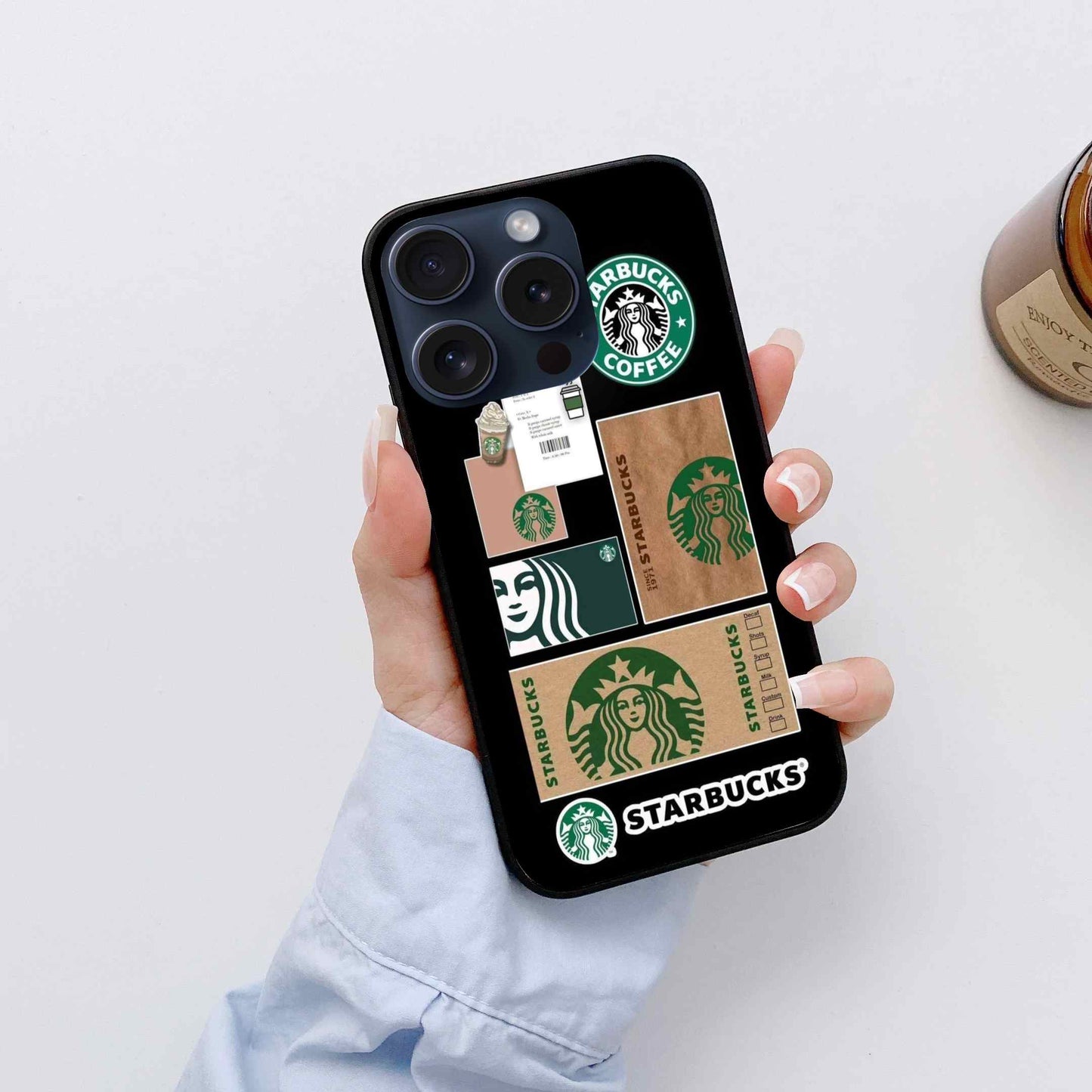 Starbucks Glossy Glass Back Cover