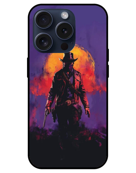 Red Dead Redemption Glossy Glass Back Cover
