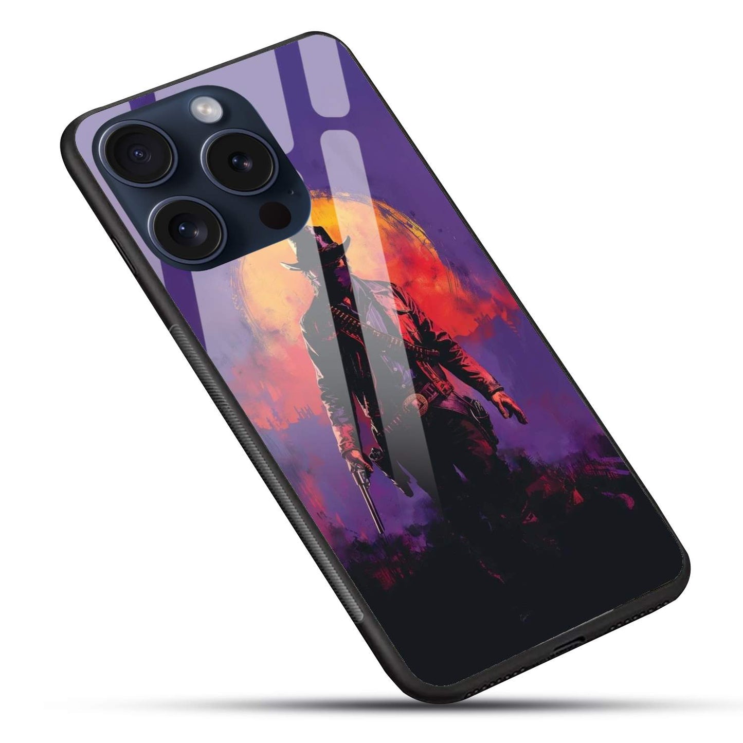 Red Dead Redemption Glossy Glass Back Cover