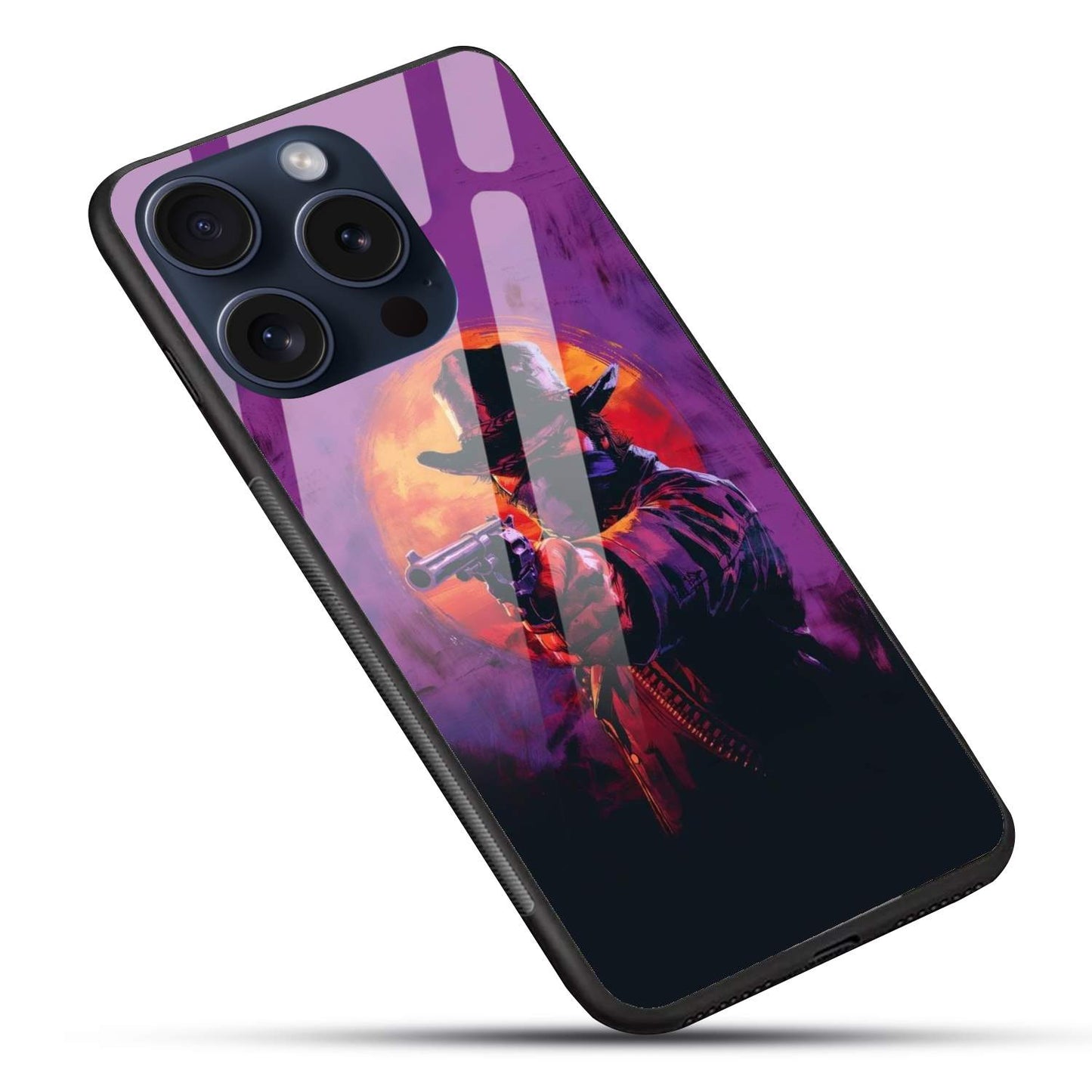Red Dead Redemption Glossy Glass Back Cover