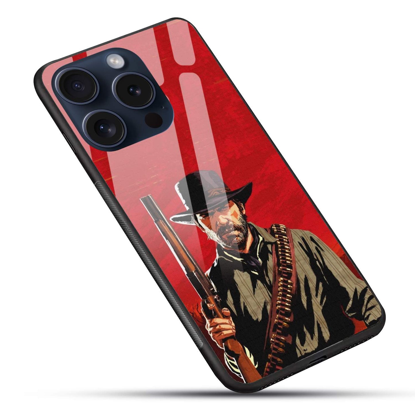 Red Dead Redemption Glossy Glass Back Cover