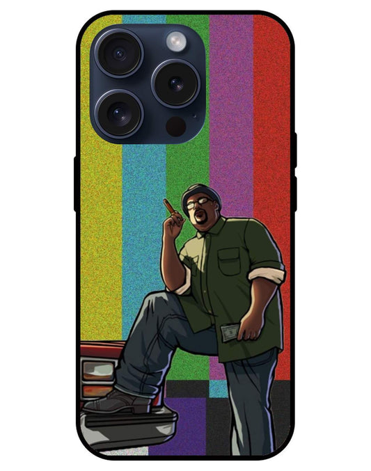 Gta San Andreas Glossy Glass Back Cover