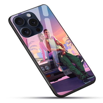 Grand Theft Auto 6 Glossy Glass Back Cover