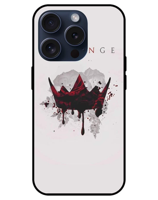 Revenge Crown Glossy Glass Back Cover