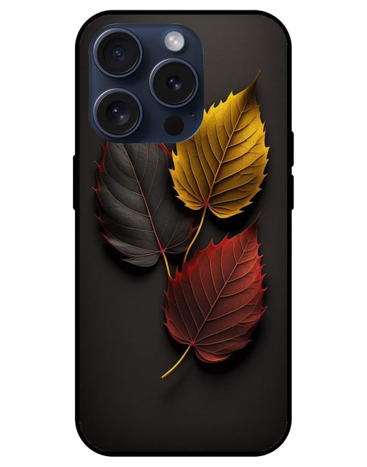 Leaves Glossy Glass Back Cover