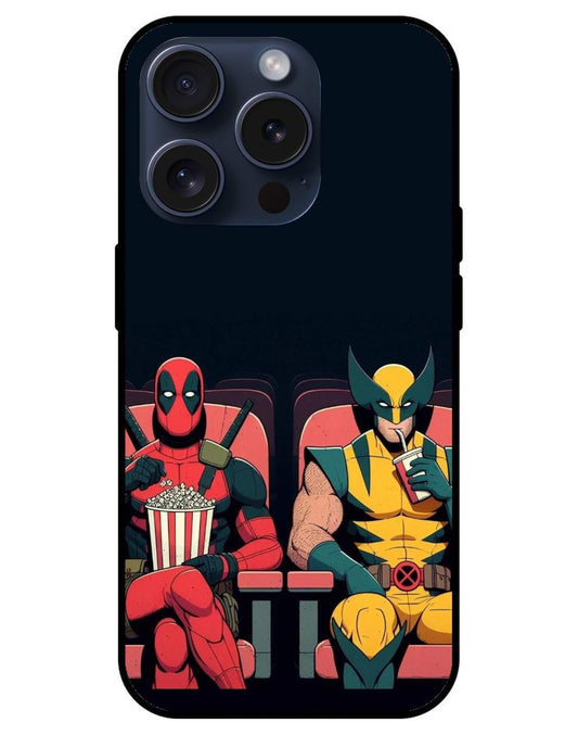 DeadPool & Wolverine Glossy Glass Back Cover