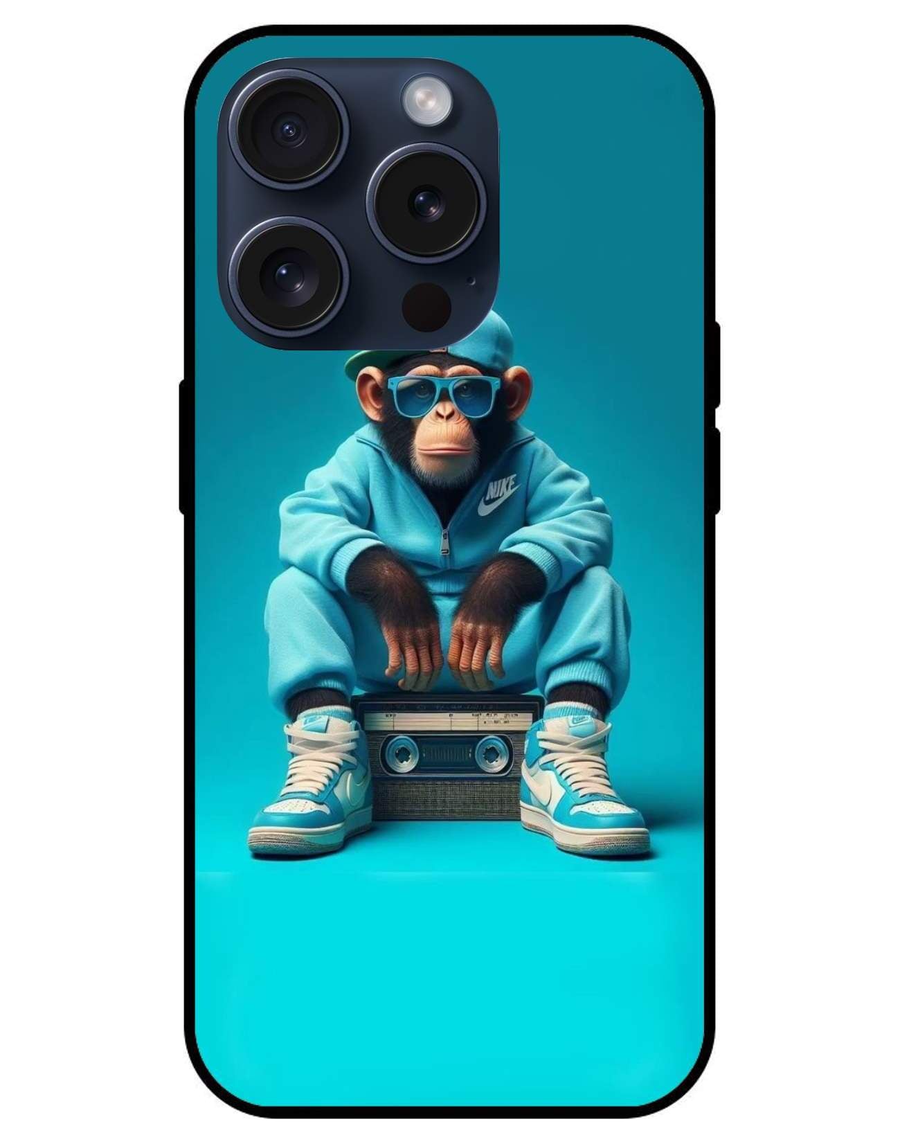 Cool Ape Glossy Glass Back Cover