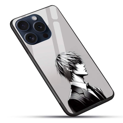 Light Yagami Death Note Glossy Glass Back Cover