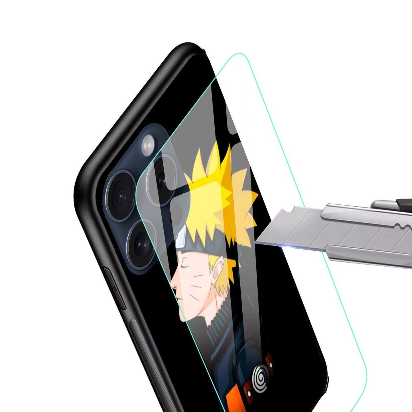 Naruto Usumaki Naruto Glossy Glass Back Cover