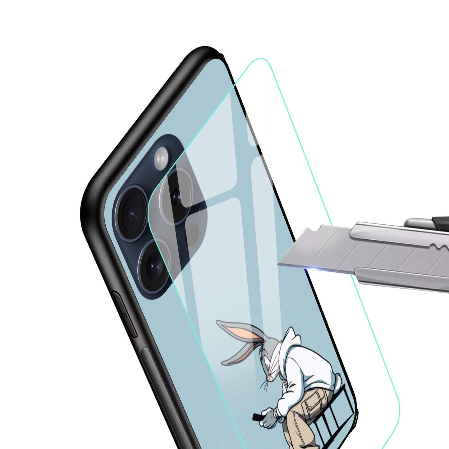 Bugs Bunny Glossy Glass Back Cover