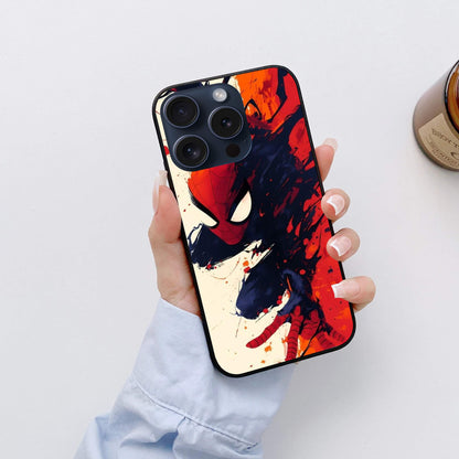 Spider man Glossy Glass Back Cover