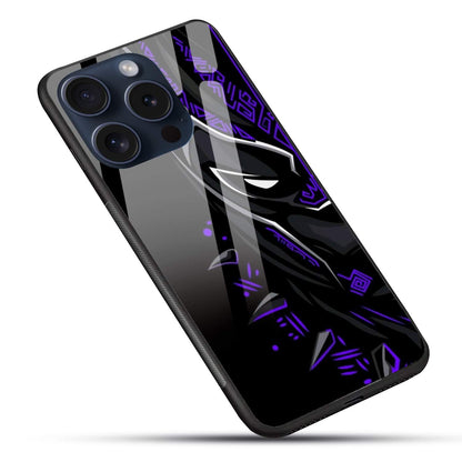 Black Panther Glossy Glass Back Cover