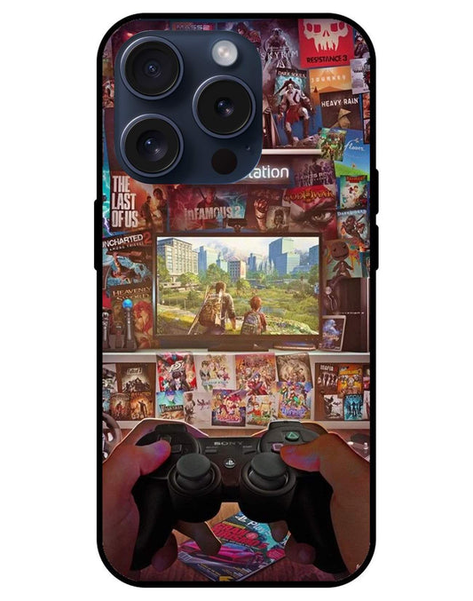 Playstation Glossy Glass Back Cover