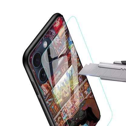Playstation Glossy Glass Back Cover