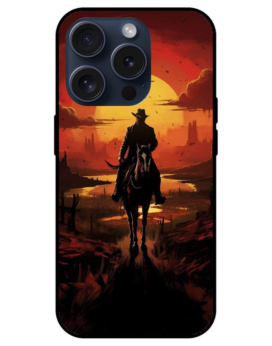 Red Dead Redemption Glossy Glass Back Cover