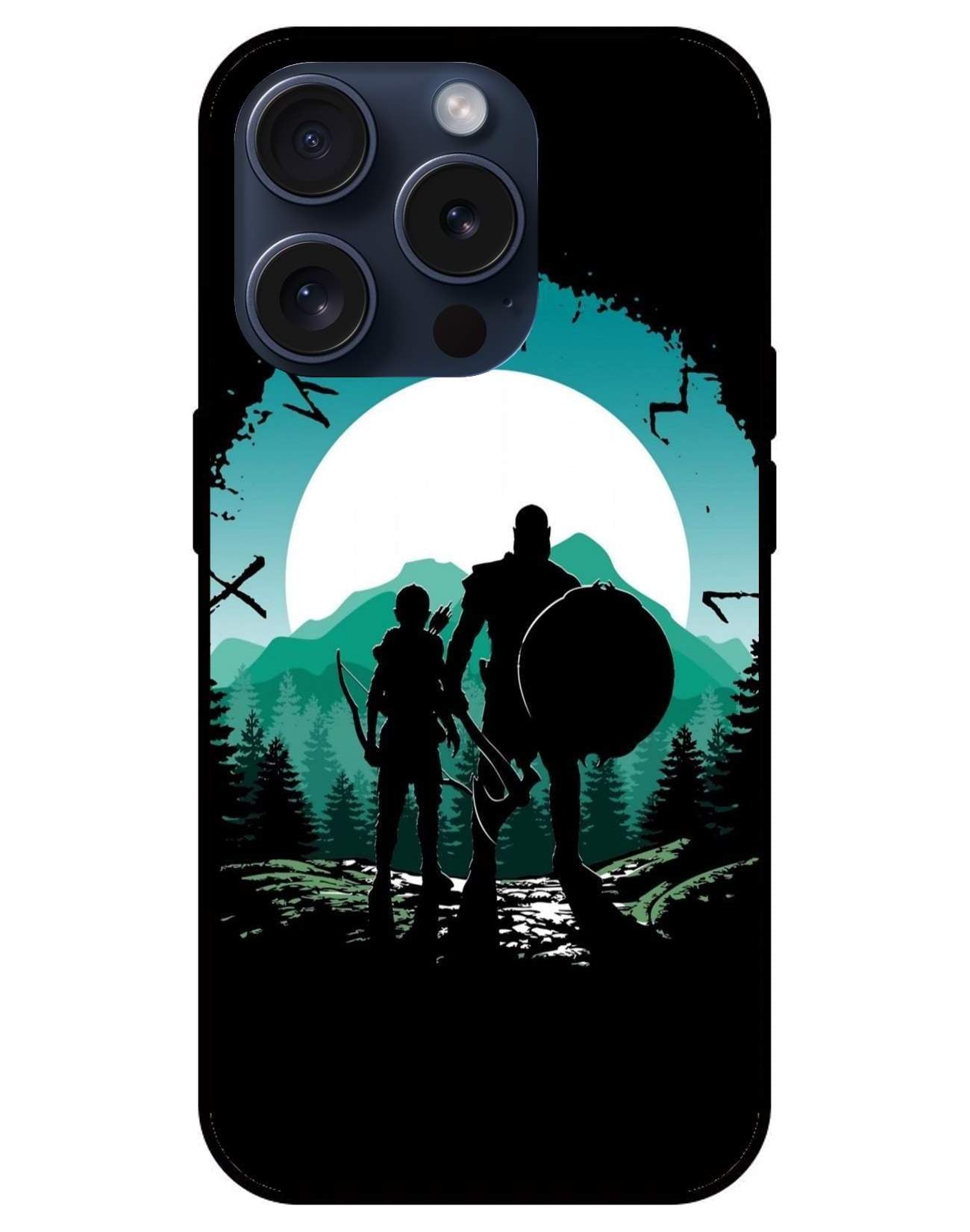 God Of War Ragnarok Glossy Glass Back Cover