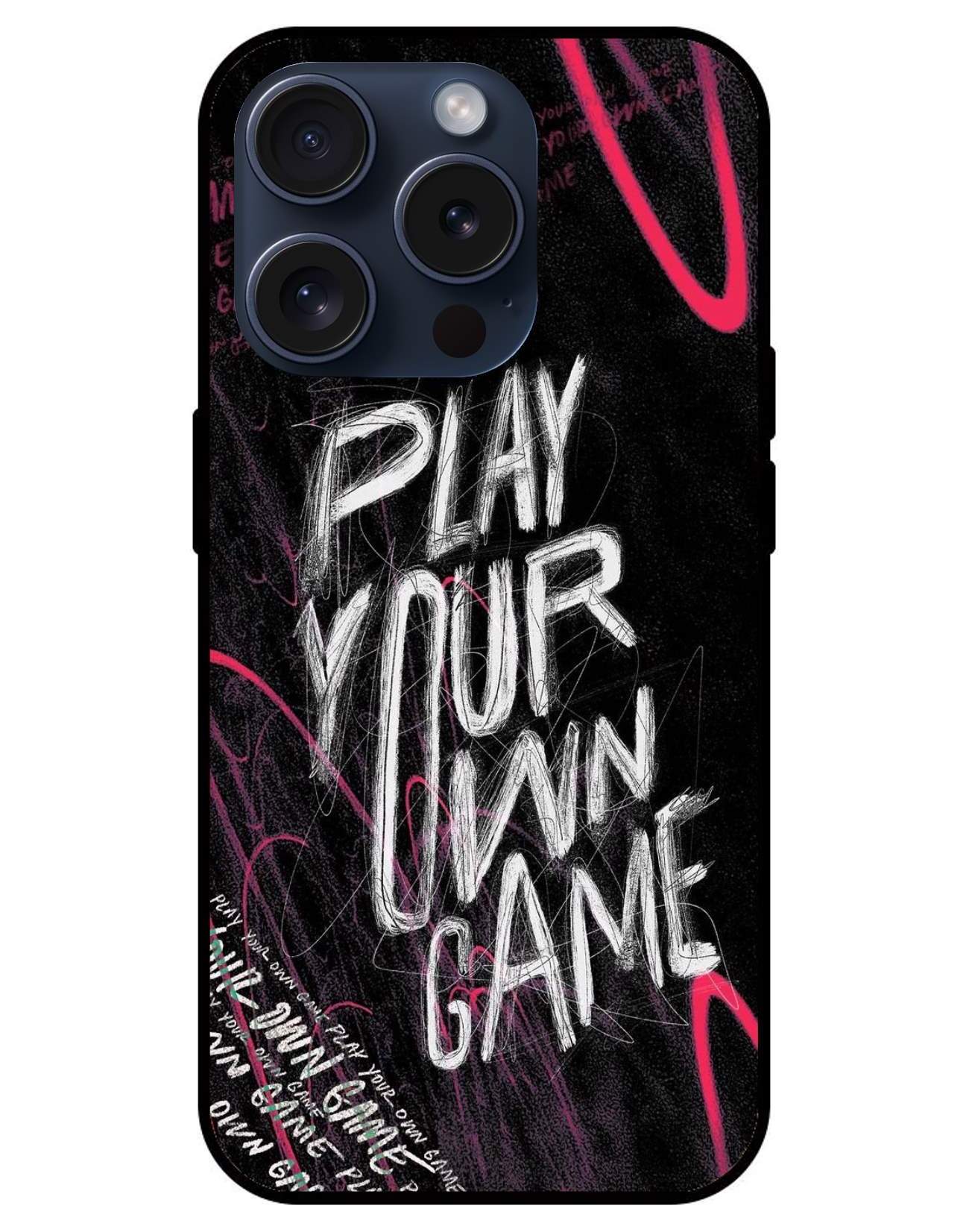 Play Your Own Game Glossy Glass Back Cover