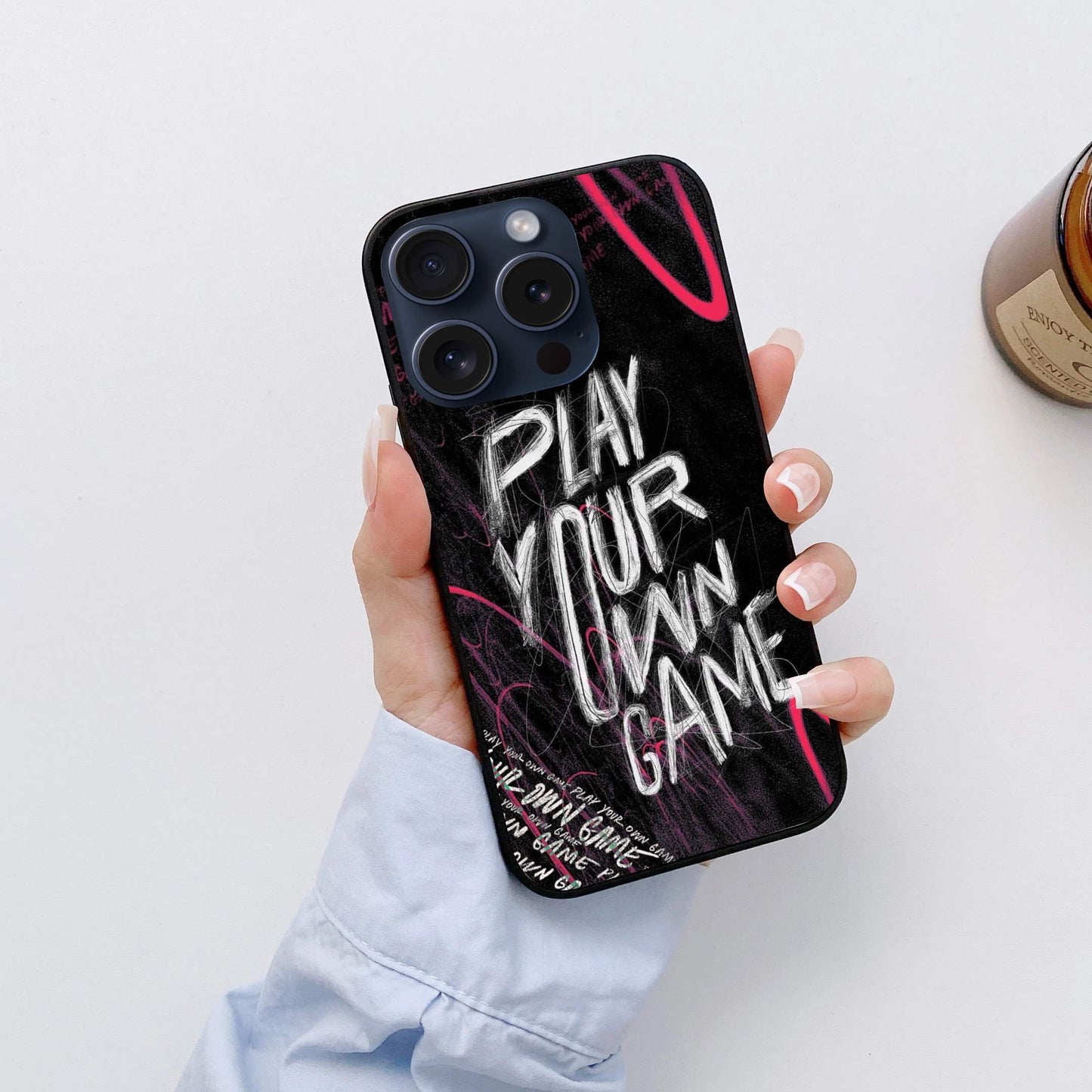 Play Your Own Game Glossy Glass Back Cover