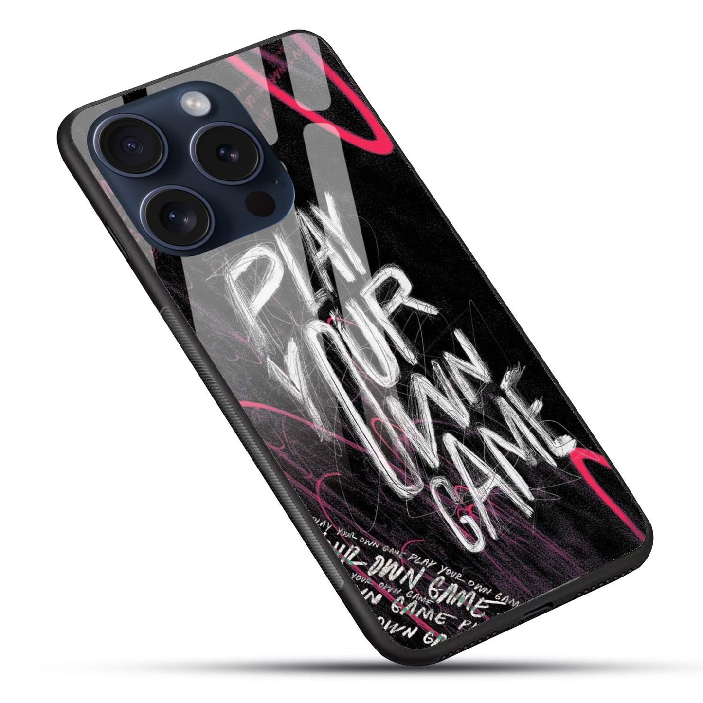 Play Your Own Game Glossy Glass Back Cover