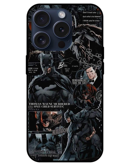 Batman Glossy Glass Back Cover