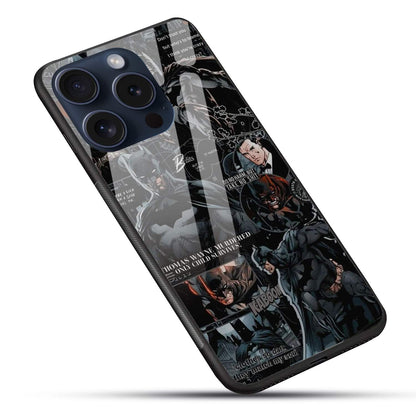 Batman Glossy Glass Back Cover