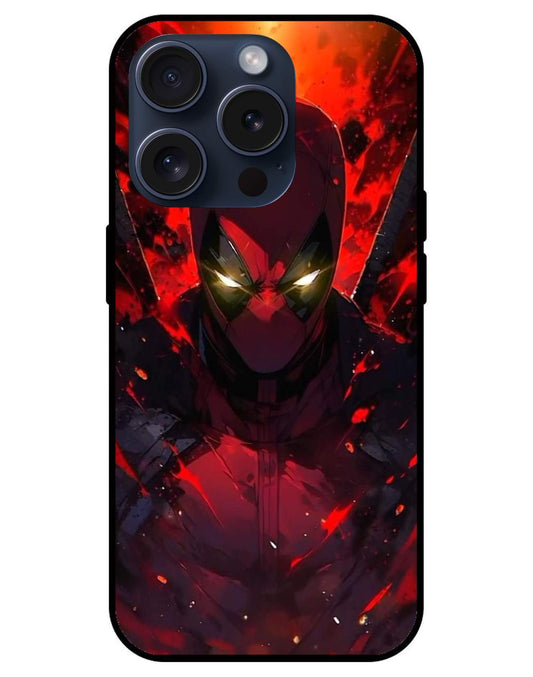 Deadpool Glossy Glass Back Cover