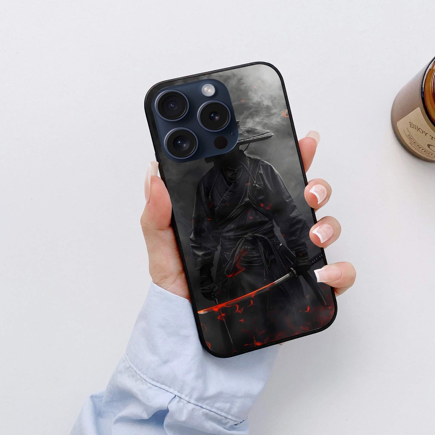 Ghost Of Tsushima Glossy Glass Back Cover