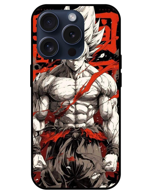 Goku Dragon BallZ Glossy Glass Back Cover