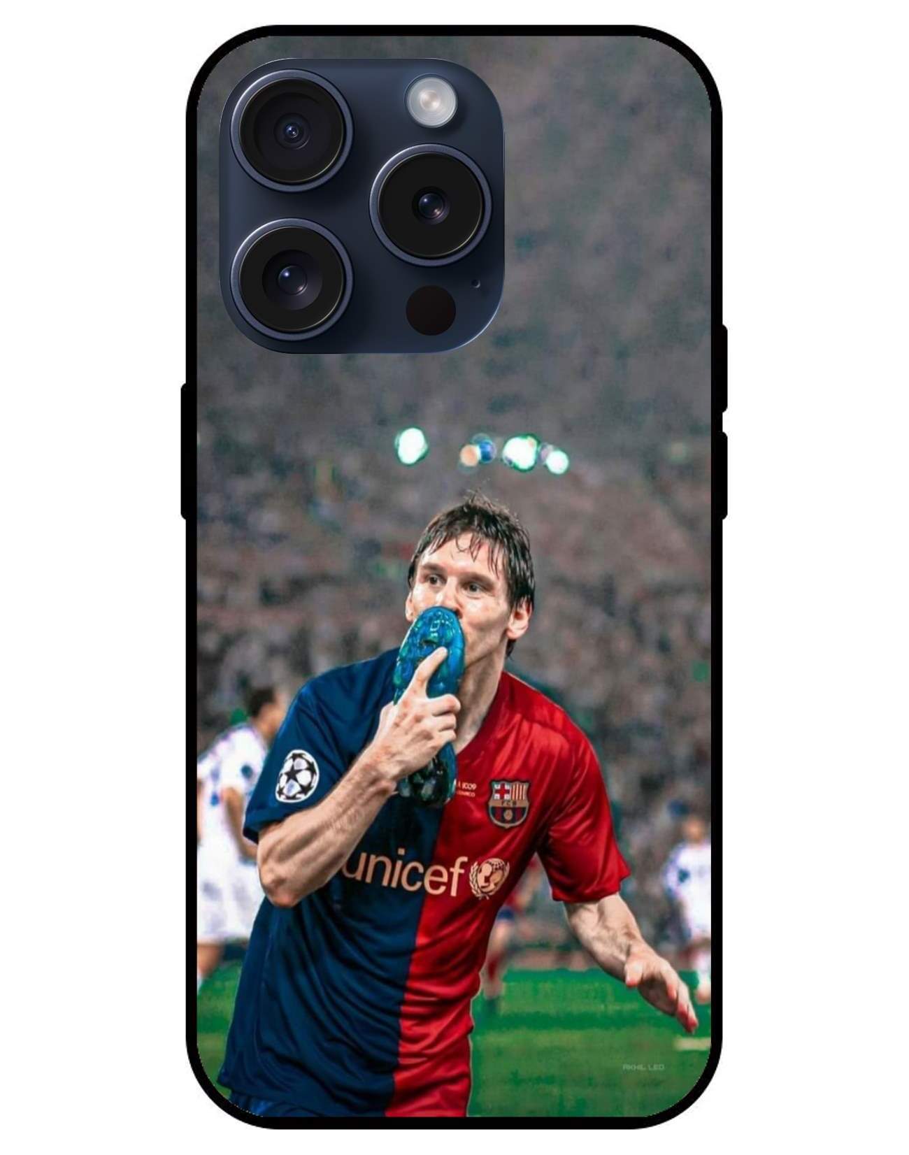 Messi Glossy Glass Back Cover