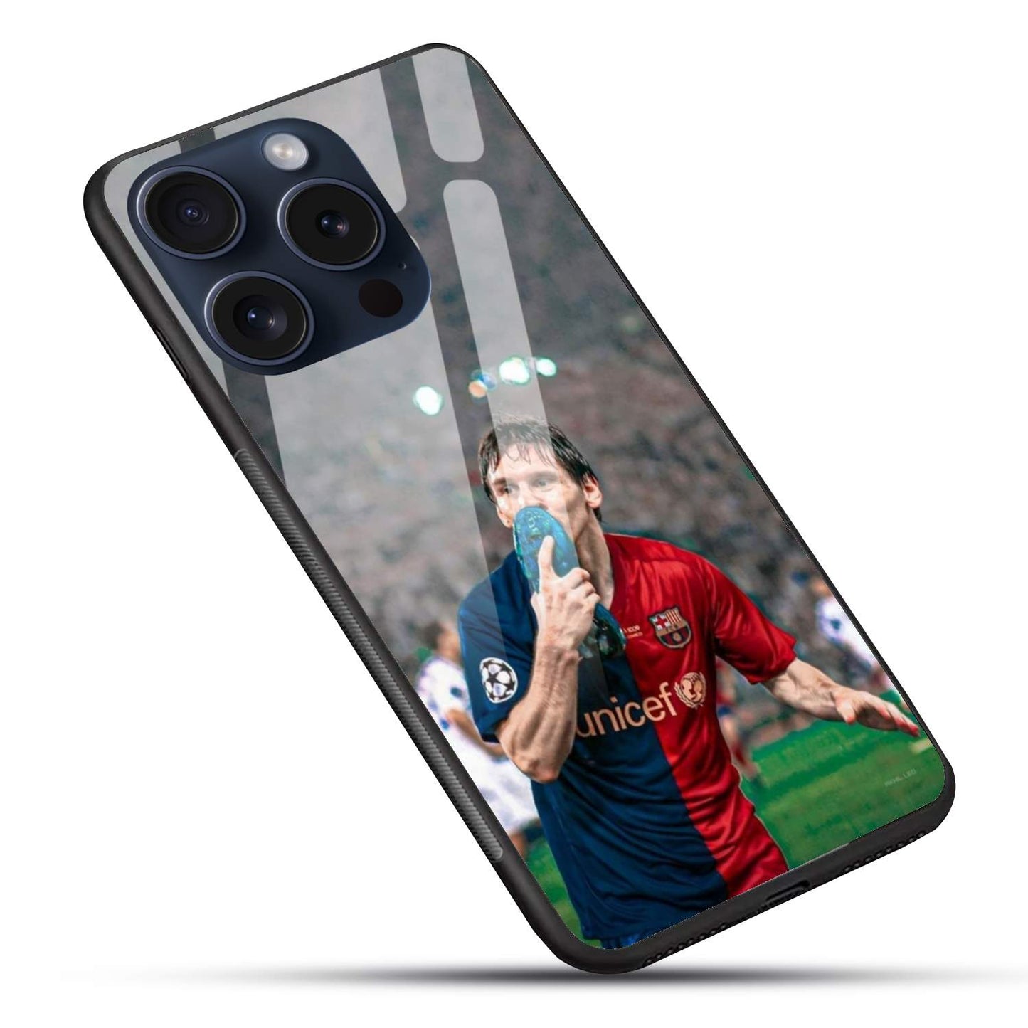 Messi Glossy Glass Back Cover