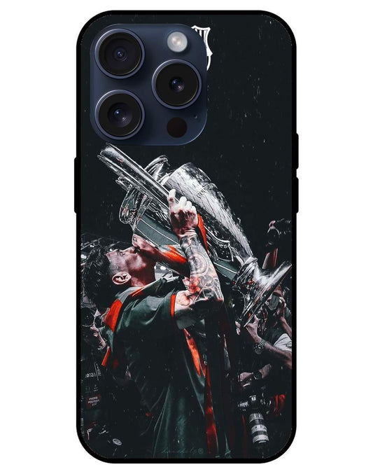 Messi Glossy Glass Back Cover