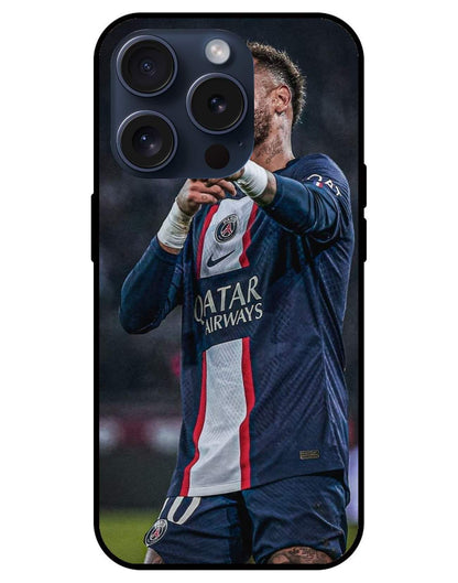 Neymar Jr. Glossy Glass Back Cover