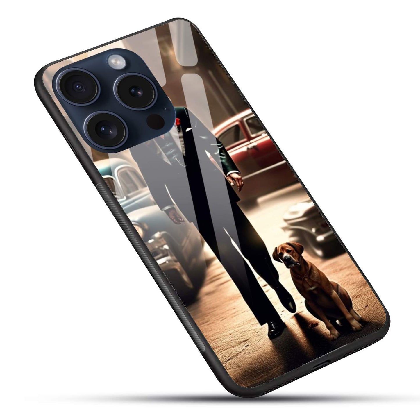 John wick Glossy Glass Back Cover