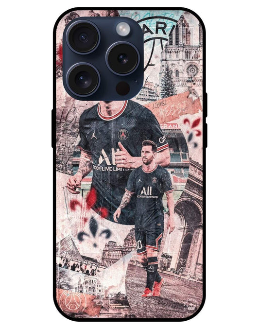 Messi Glossy Glass Back Cover