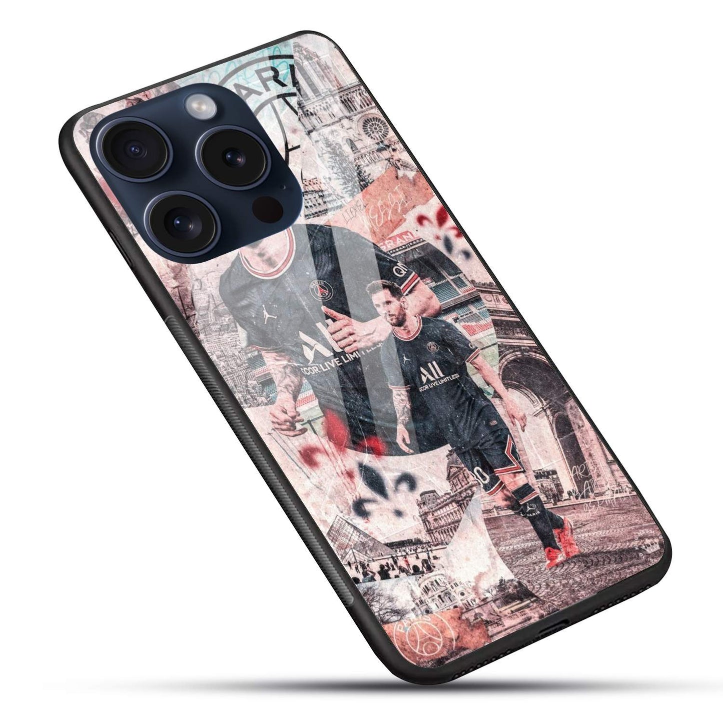 Messi Glossy Glass Back Cover