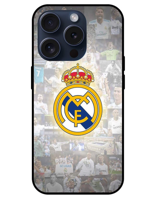 Real Madrid CF Glossy Glass Back Cover