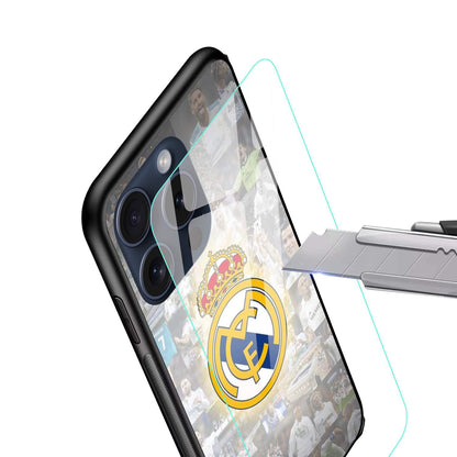 Real Madrid CF Glossy Glass Back Cover