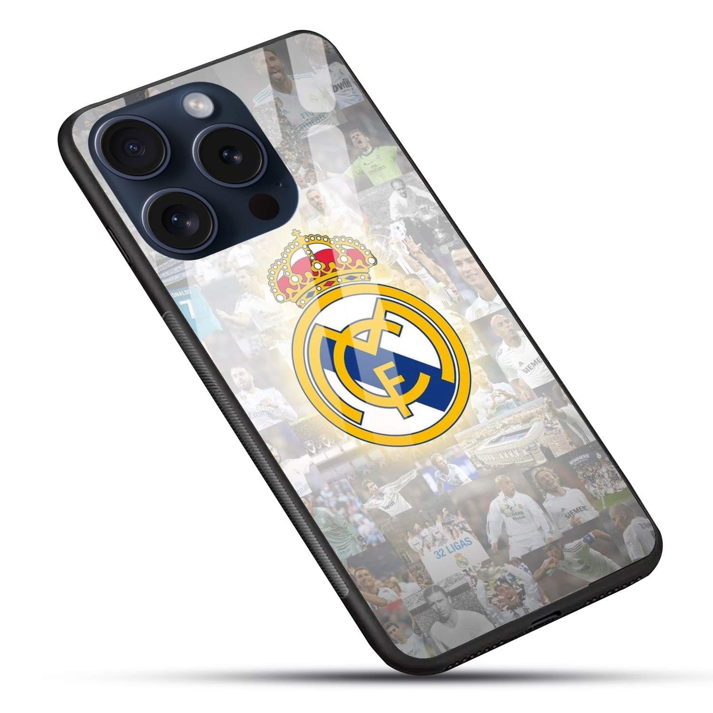 Real Madrid CF Glossy Glass Back Cover