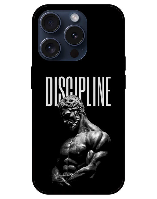 Discipline Glossy Glass Back Cover