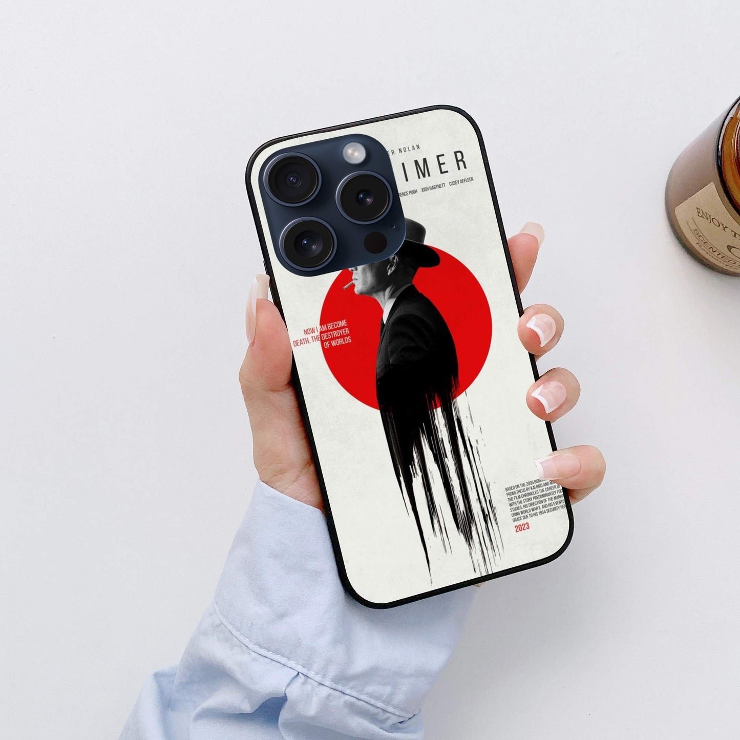 Oppenheimer  Glossy Glass Back Cover