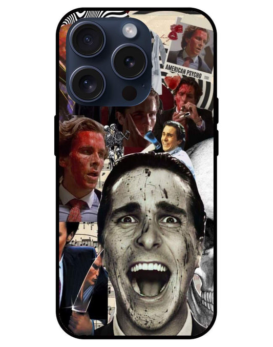 American Psyco  Glossy Glass Back Cover